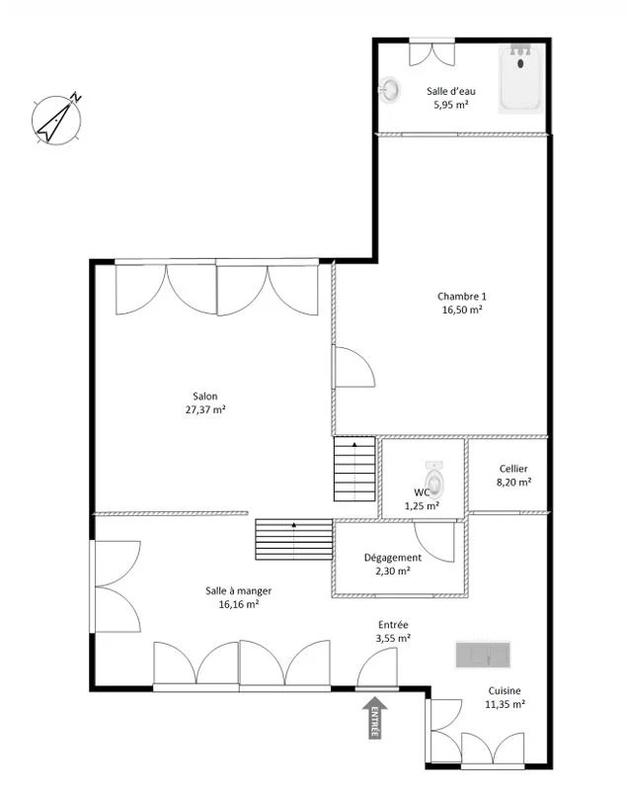 Maison - 142 m² - 6 pièces