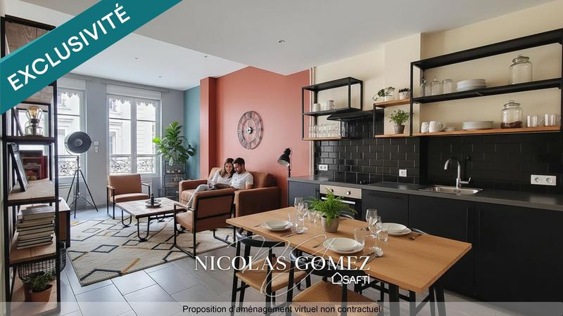 Appartement - 45 m² - 2 pièces