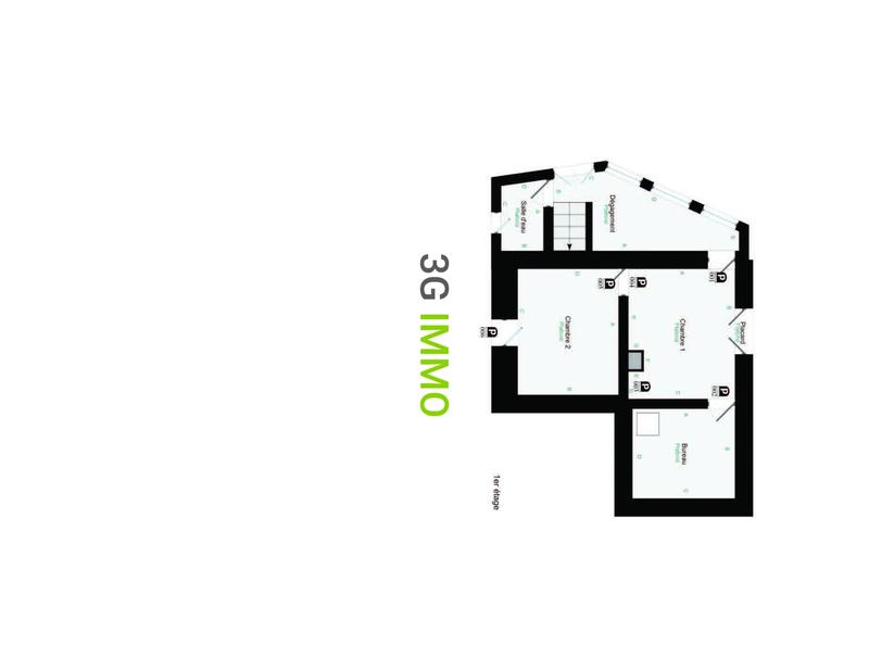 Maison en pierre - 57 m² - 4 pièces