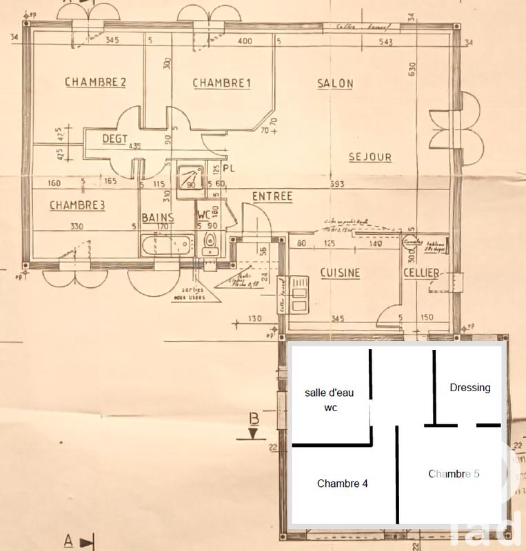 Maison - 138 m² - 6 pièces