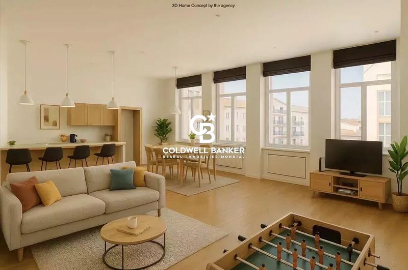 Appartement - 128 m² - 5 pièces