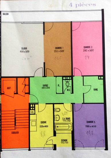 Appartement - 87 m² - 4 pièces