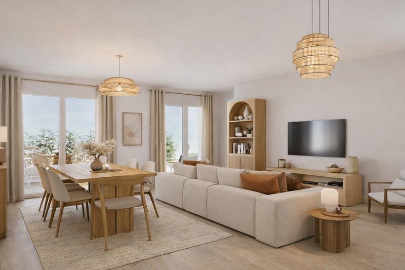 Appartement - 90 m² - 4 pièces