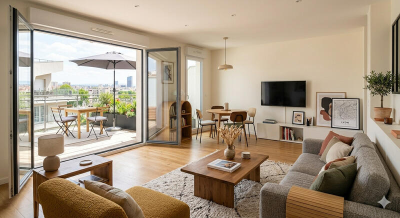 Appartement - 92 m² - 4 pièces