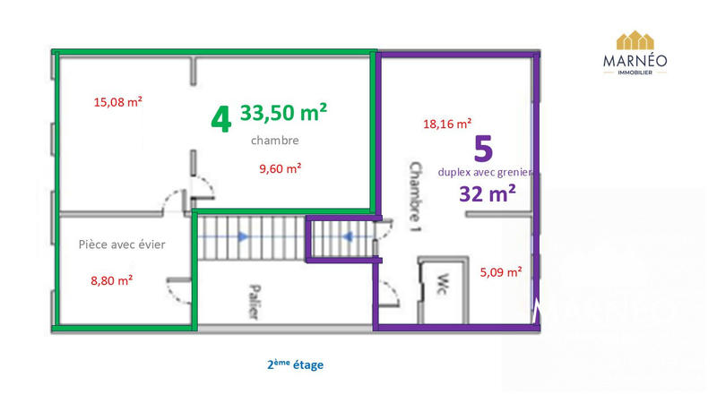 Immeuble - 210 m²