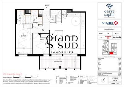 Appartement - 82 m² - 4 pièces