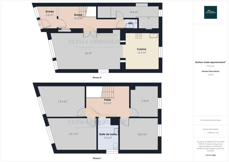 Maison - 108 m² - 5 pièces