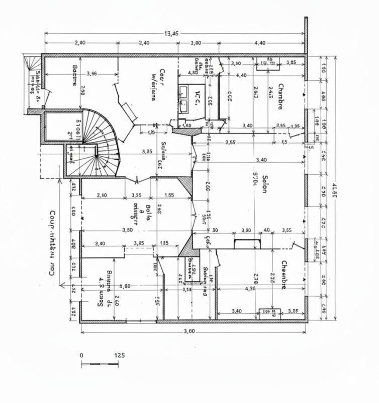 Appartement ancien - 106 m² - 5 pièces
