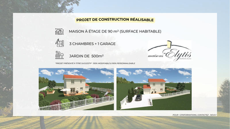 Terrain constructible - 620 m²
