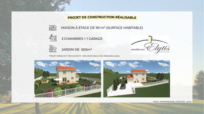 Terrain constructible - 620 m²