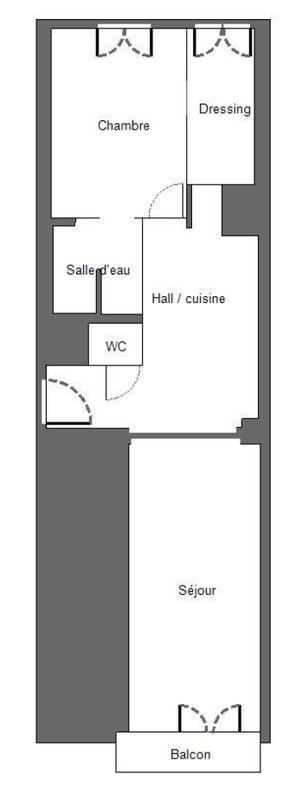 Appartement - 48 m² - 2 pièces