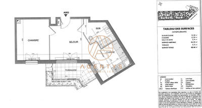 Appartement - 42 m² - 2 pièces