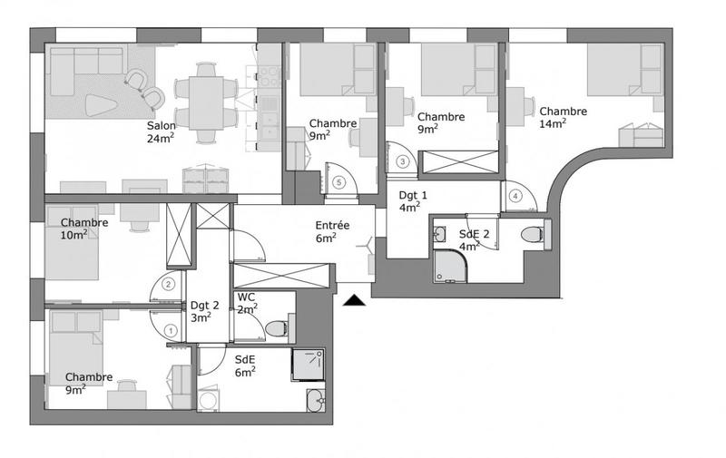 Appartement - 108 m²