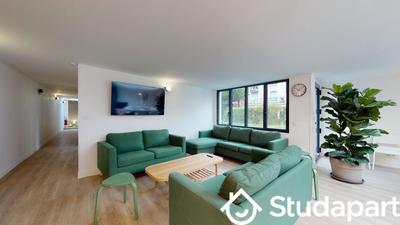 Chambre - 9 m² - 1 pièce