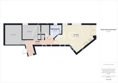 Appartement - 64 m² - 3 pièces