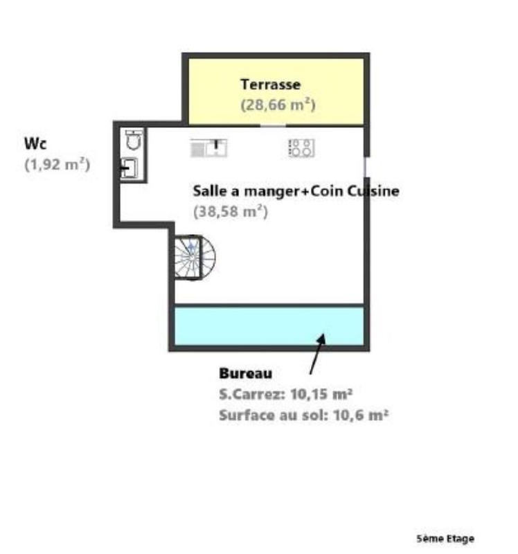 Appartement - 133 m² - 6 pièces
