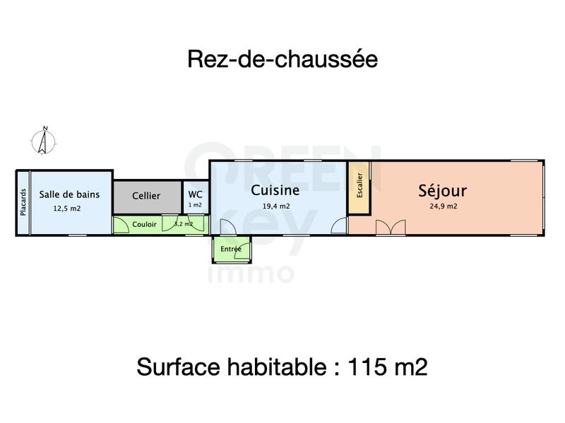 Maison - 115 m² - 4 pièces