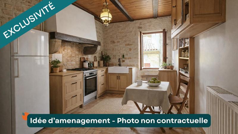Maison de village - 87 m² - 4 pièces