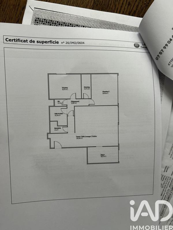 Appartement - 77 m² - 4 pièces