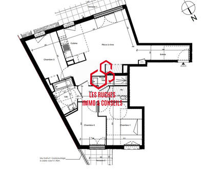 Appartement - 83 m² - 4 pièces