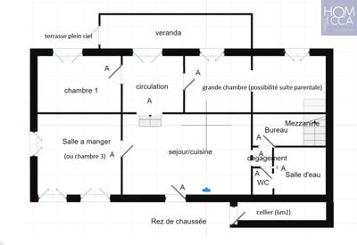Maison - 112 m² - 4 pièces