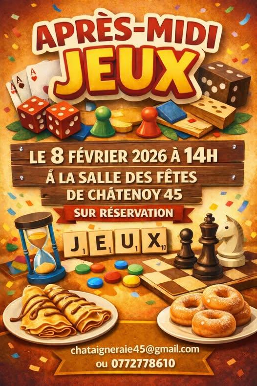 Après midi jeux et lecture