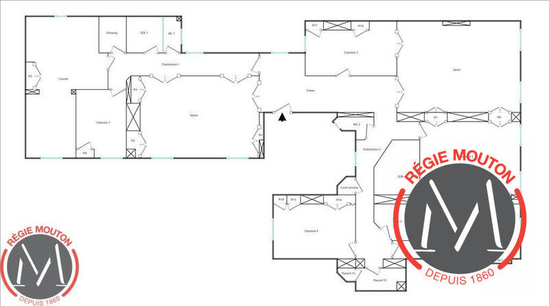 Appartement - 233 m² - 7 pièces