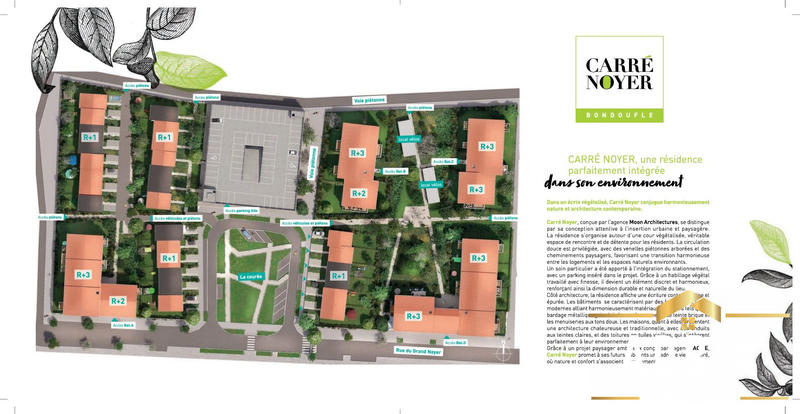 Appartement - 56 m² - 3 pièces