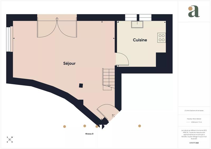 Appartement - 125 m² - 5 pièces