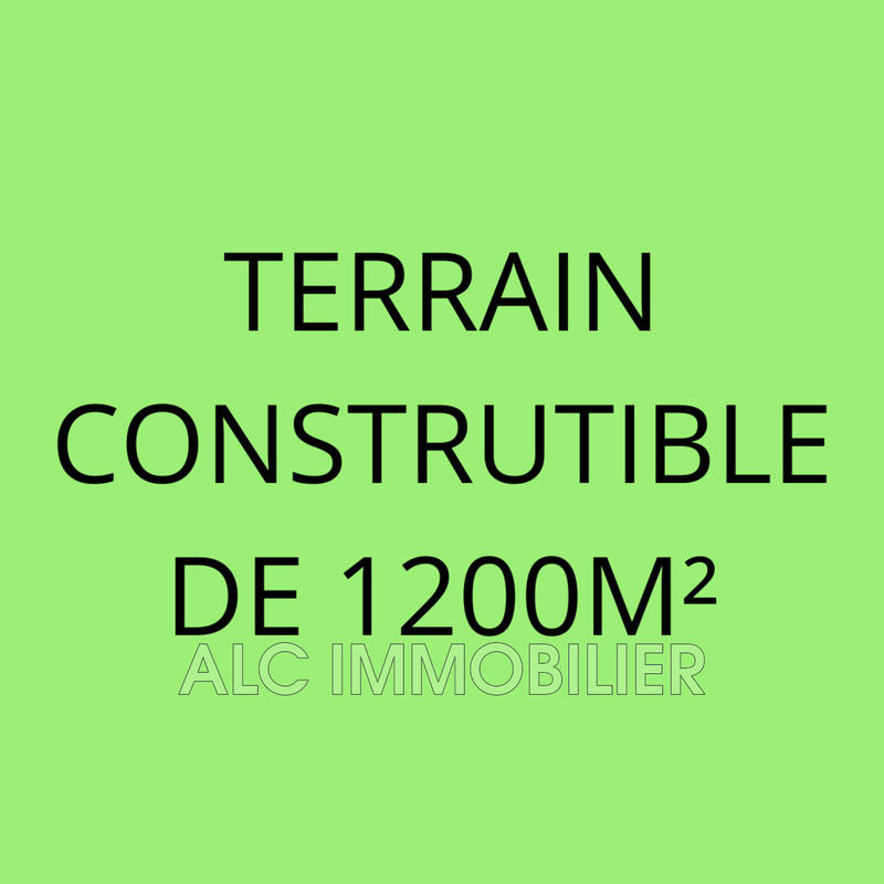 Terrain - 1 200 m²