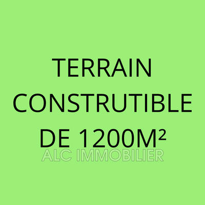Terrain - 1 200 m²