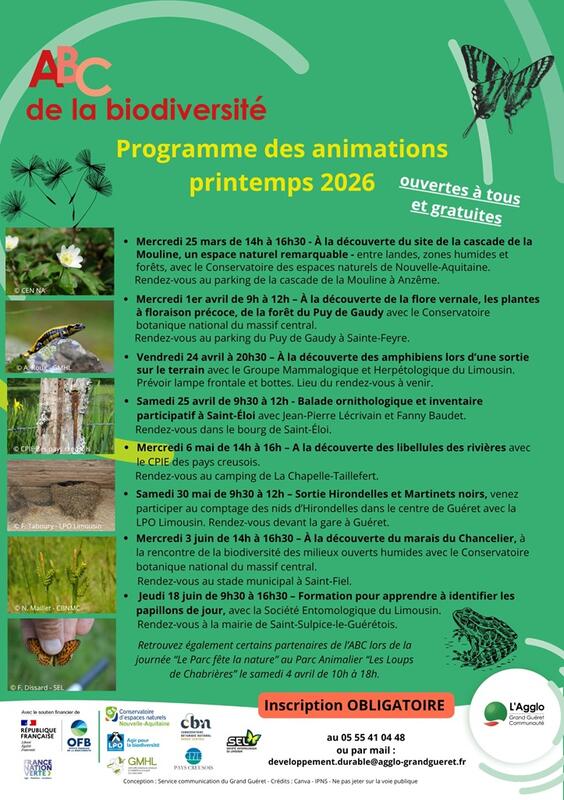 Abc de la biodiversité : à la découverte du marais du Chancelier