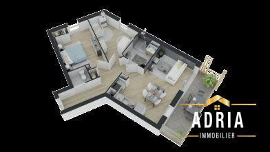 Appartement - 66 m² - 3 pièces