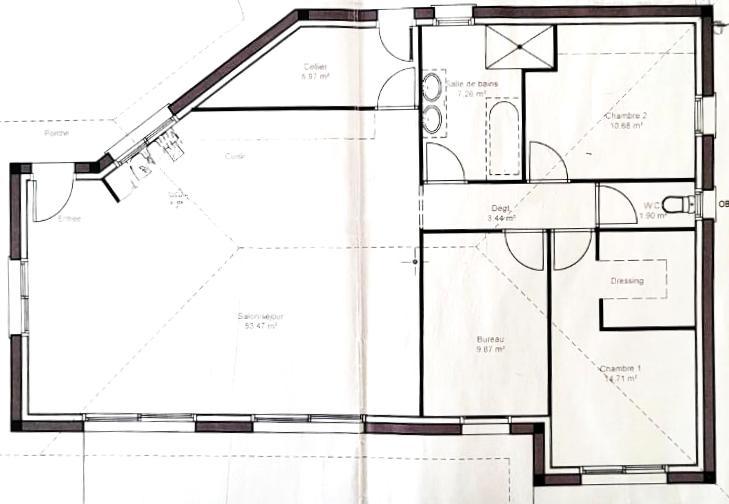 Maison - 104 m² - 4 pièces