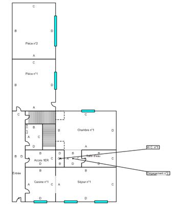 Maison de ville - 160 m² - 7 pièces