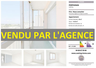 Appartement - 65 m² - 3 pièces