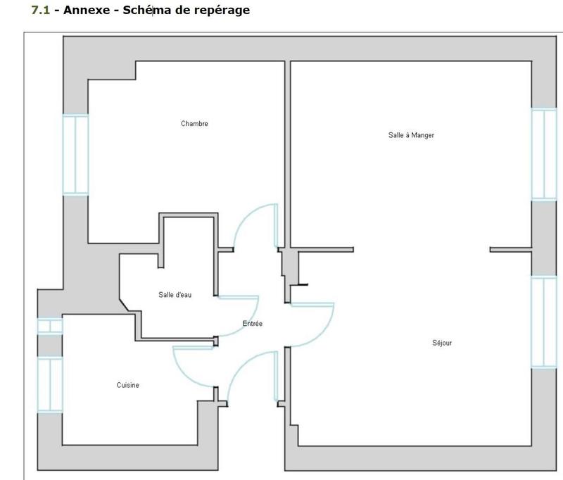 Appartement - 41 m² - 2 pièces