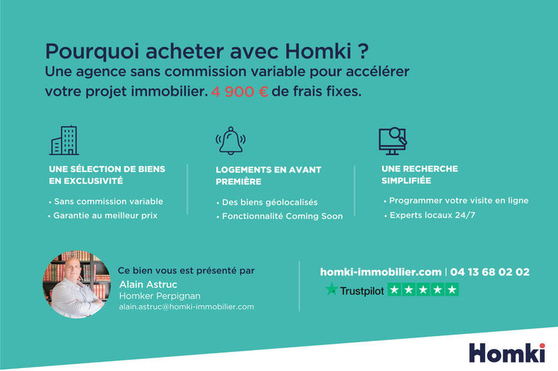 Appartement - 46 m² - 2 pièces