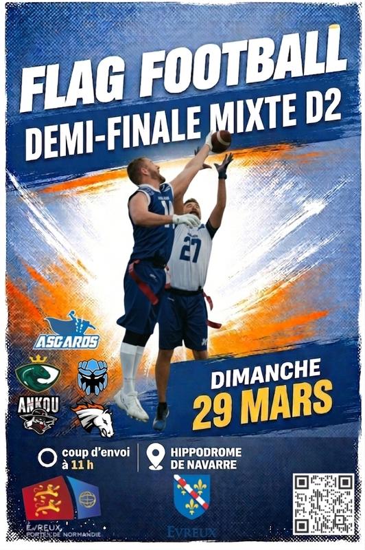 1/2 Finale Championnat Flag Mixte
