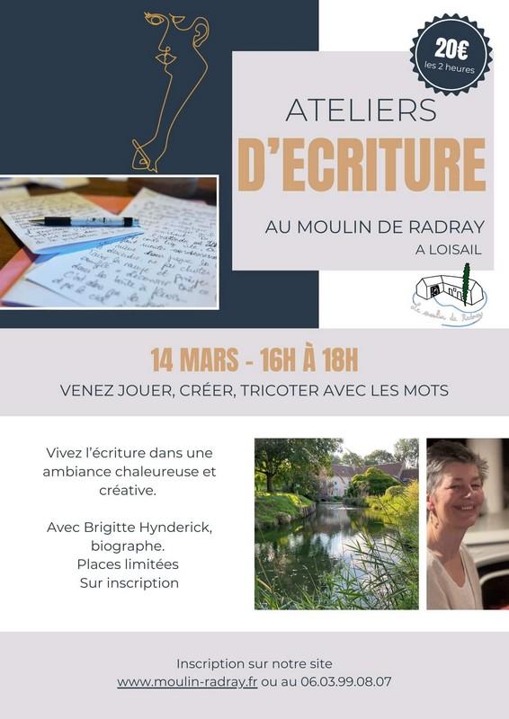 Atelier d'écriture