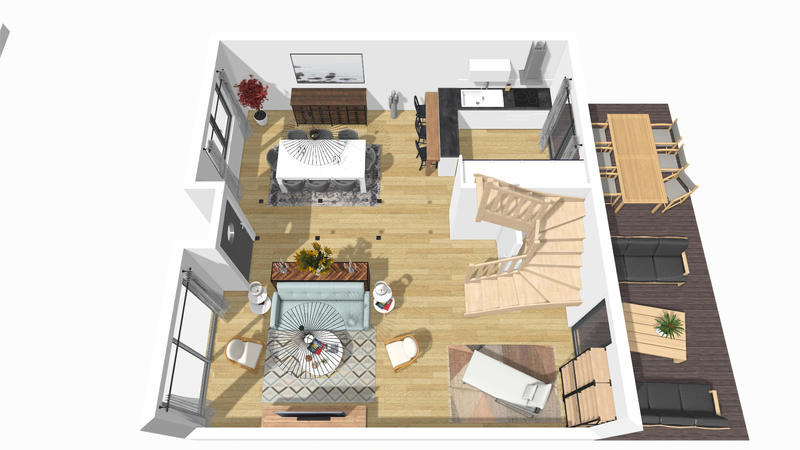 Maison - 82 m² - 4 pièces