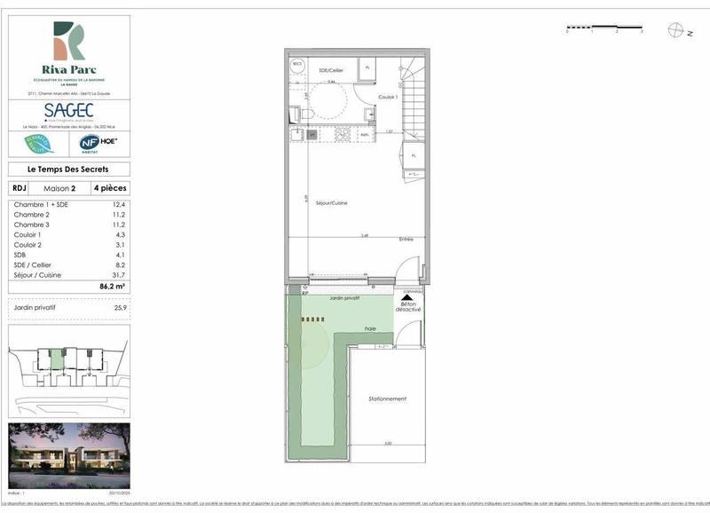 Maison - 86 m² - 4 pièces