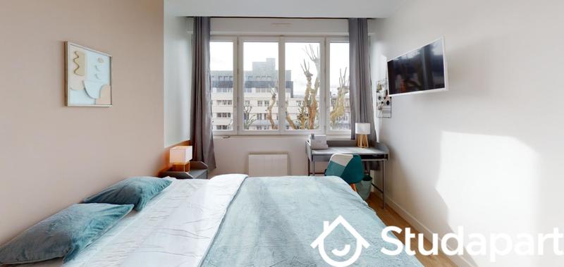 Chambre - 12 m² - 1 pièce