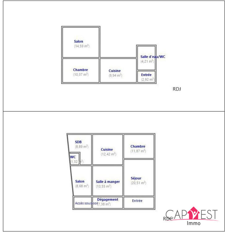 Maison ancienne - 119 m² - 6 pièces