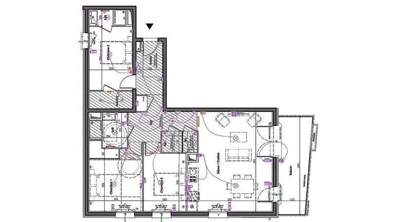 Appartement - 91 m² - 4 pièces