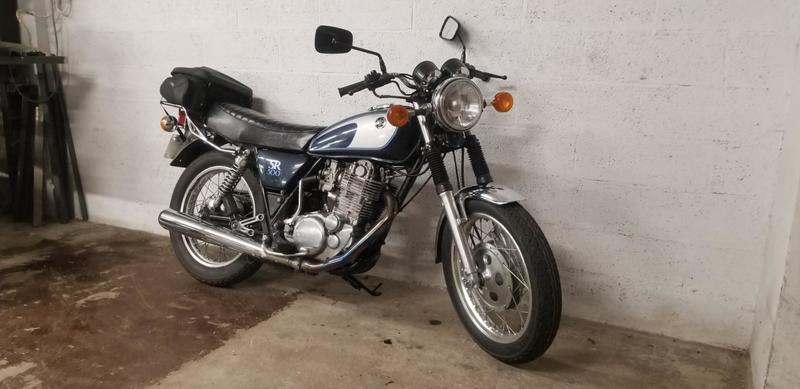 Yamaha Sr 500 yamaha bleu 0500 680