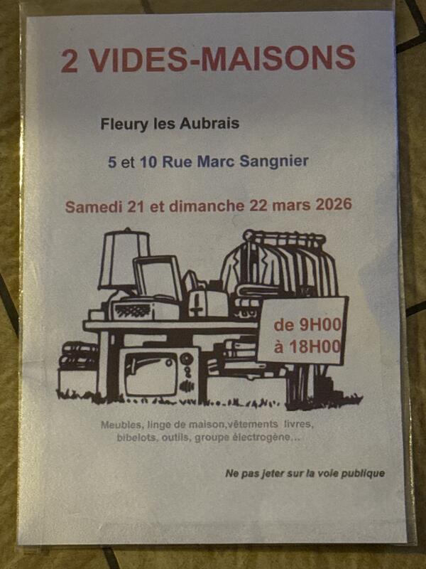 Vide maison (2 maisons)