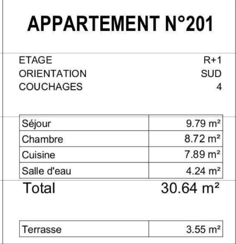 Appartement - 31 m² - 2 pièces