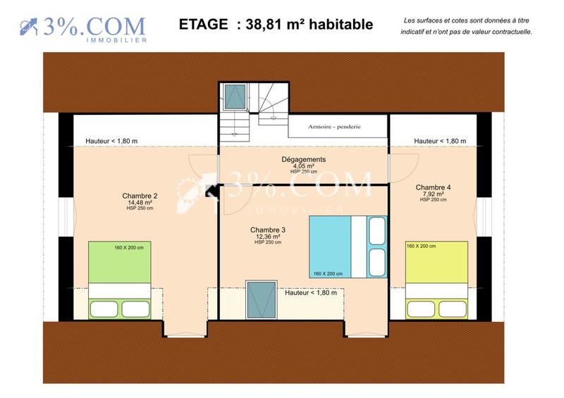 Maison - 103 m² - 5 pièces