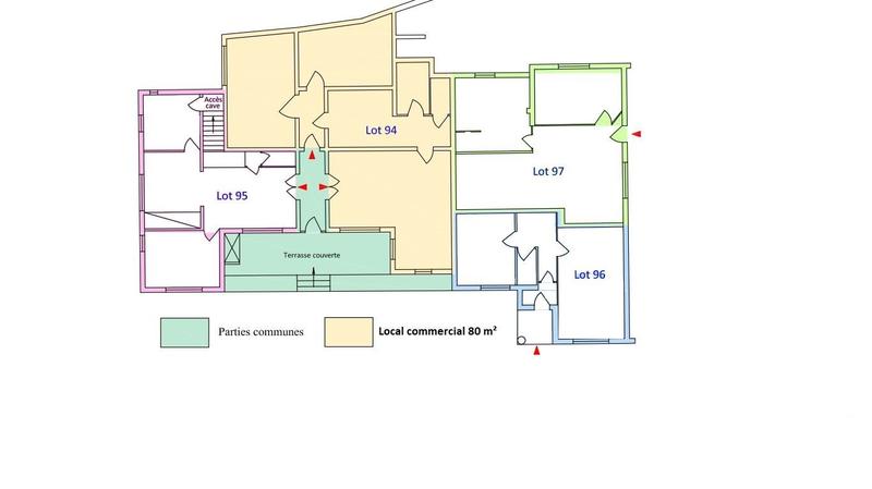 Local commercial - 80 m² - 3 pièces